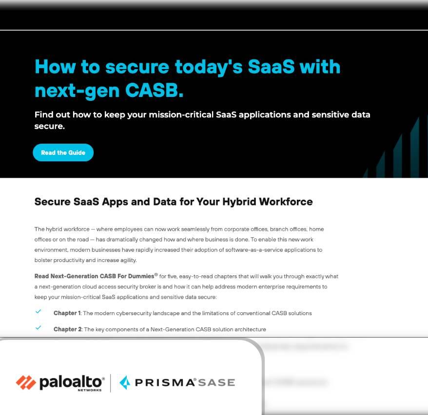 How to secure today's SaaS with next-gen CASB.
